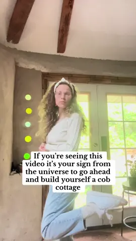 In case you’ve been contemplating taking off to the woods and building a little cottage, this is your sign to do it 🪄✨ if you have any questions about natural building drop them in the comments! We love sharing about our strawbale cob house. #cobb #cobhouse #buildingahouse #naturalbuilding #cottagecoreaesthetic 