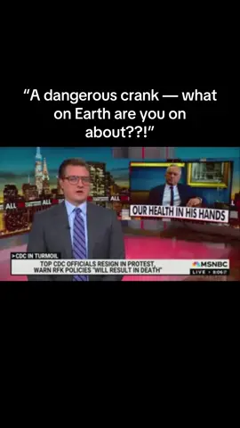 “A dangerous crank — what on Earth are you on about??!” @chrislhayes goes in on RFK Jr. for claiming he can diagnose kids just by looking at them.