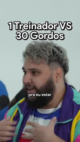 1 Treinador vs 30 Gordos  #tiktok #fyp #gym #viral #saude 