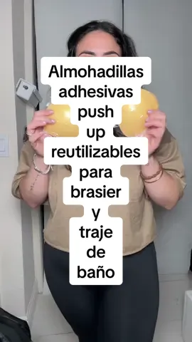 Almohadillas adhesivas push up reutilizables para brasier y traje de baño Estas almohadillas están diseñadas con adhesivo doble cara que se mantiene firme, brindando seguridad y comodidad. Ofrecen un efecto push up natural que realza el busto sin necesidad de aros ni rellenos pesados.   Son reutilizables, fáciles de limpiar y se adaptan perfectamente a diferentes prendas como brasieres, bikinis y tops deportivos. Ideales para dar un realce discreto y natural en cualquier ocasión. #TikTokShopCreatorPicks #Tiktokshopcreator #tiktokshoplabordaysale #brasupport #pushupbra  