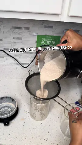 Fresh homemade almond, walnut, oat, or cashew milk in MINUTES with this nut milk maker 🌱🥛 No additives. No waste. Just clean, creamy, dairy-free milk right at home. I made walnut milk. If you want it less creamy do 1 cup of walnuts and two cups of water!  Once you try it, you’ll never go back to store-bought! 💡 #NutMilkMaker #DairyFreeLiving #HealthySwaps #TikTokMadeMeBuyIt 