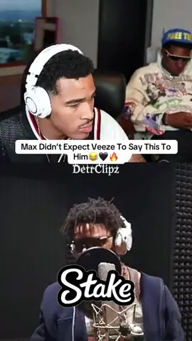 Max Didn’t Expect Veeze To Say This To Him😂🖤🔥#plaqueboymax #veeze #fyp 