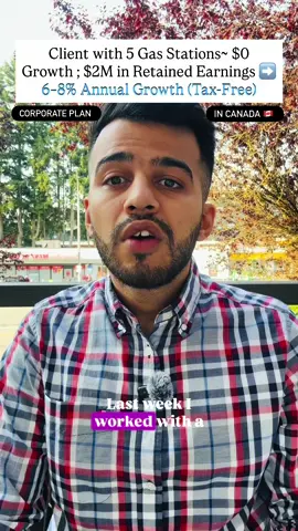 💡 Did you know? Leaving your corporation’s money in retained earnings could actually be costing you money. Last week, I worked with a Vancouver family who own 5 gas stations. Their cash was sitting idle — and with inflation at 2–3% a year, it was losing value. We set them up with a Corporate Wealth Plan. Now their retained earnings are earning 6–8% annually — and the best part? ✅ They can access it completely tax-free. 👉 Want to see how this strategy could work for your corporation? Comment “Corporate Plan” and I’ll connect with you. #CorporateWealth #BusinessOwnersCanada #SmartMoneyMoves #TaxPlanningCanada #FinancialFreedomCanada              