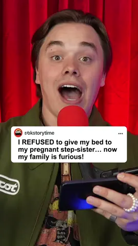 I refused to give my bed to my pregnant step-sister... now my family is furious! #reddit #redditstories #redditreadings #reddit_tiktok 