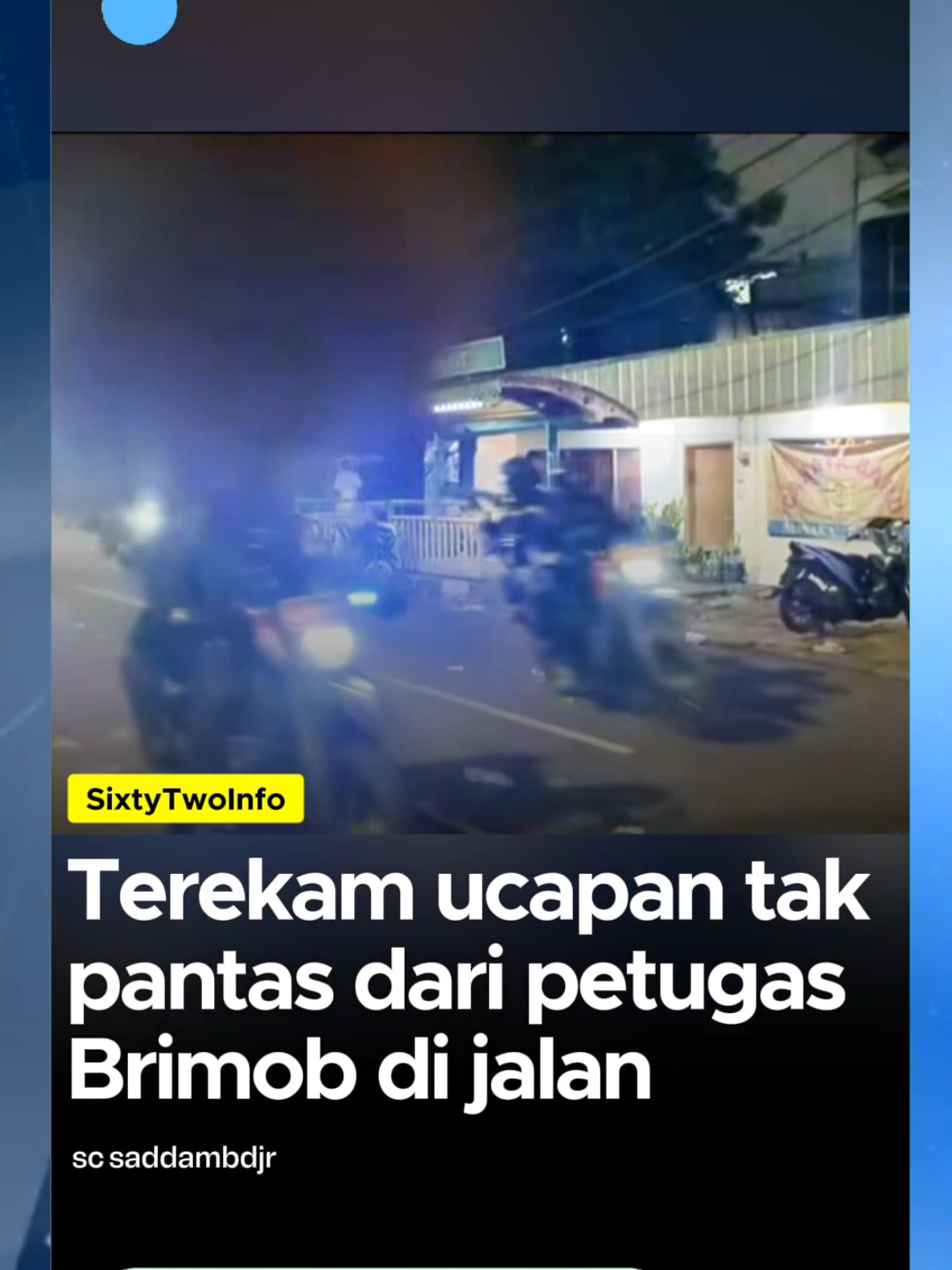 jadi ketahuan deh kualitas sdm oknum brimob tersebut