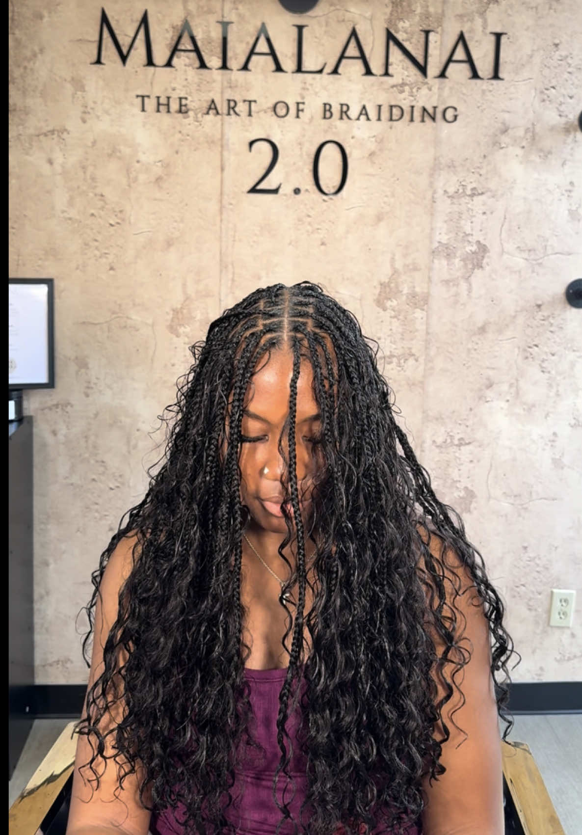 Small bohemian knotless braids  #houstontx #braidstyles #knotlessbraids #bohemianbraids #bohoknotlessbraids 
