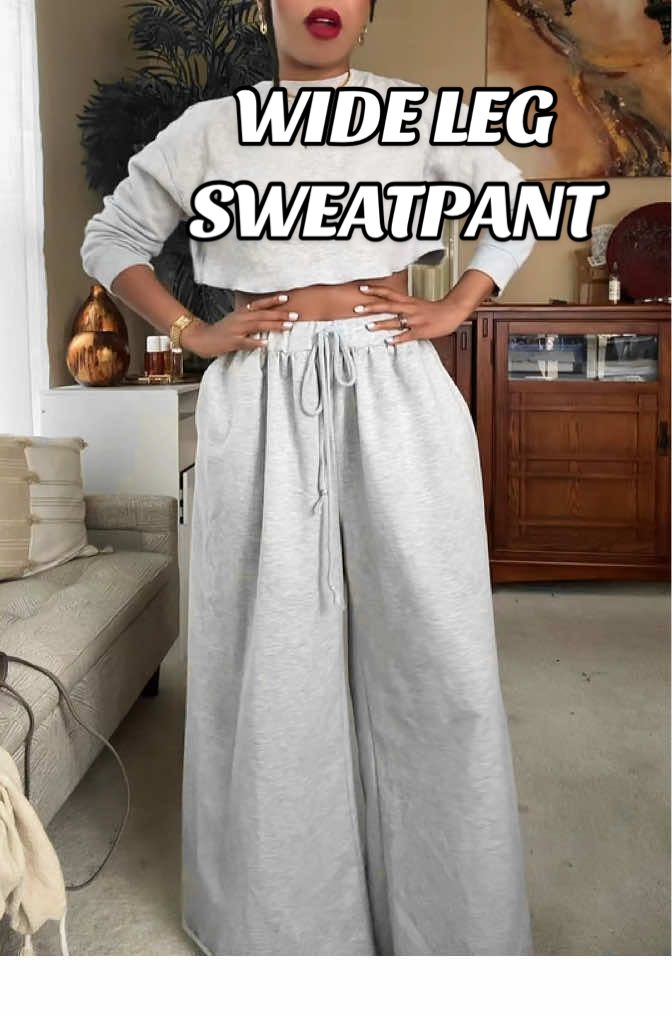 Forever my fav wide leg pant 🤏🏾💖. #loungewear #wideleg #widelegpants #casualoutfit #casualstyle 