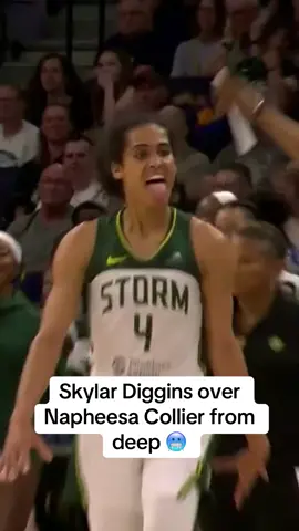 Skylar Diggins with the tough three 😤 #WNBA #basketball #SeattleStorm