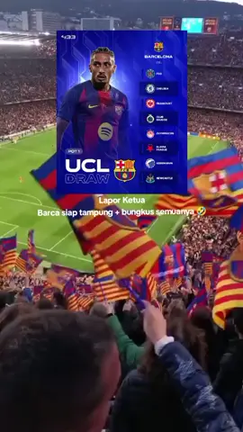 Bungkus ketua kita bungkus 🤣 UCL 2025/2026 #uefachampionsleague #ligachampions #vensbarca🔵🔴 #fcbarcelona🔵🔴 #nttpride🏝🔥fypシviral 