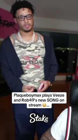 Plaqueboymax plays Veeze and Rob49’s new SONG on stream 😳… #plaqueboymax #rob49 #veeze 
