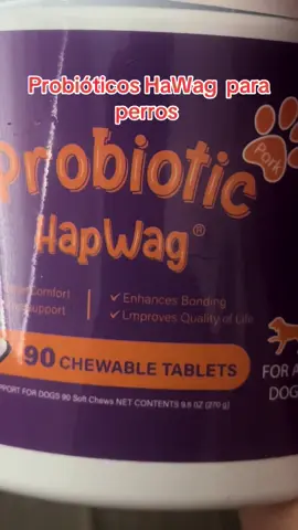 #ProbióticHaWag para perros 
