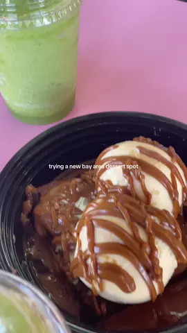 Drip Dessert house in Newark📍 we got the dubai chocolate strawberries, brownie with ice cream, and the habibi mint lemonade– 11/10 !!! #bayareafoodies #sweettreat #halaleats #bayareaeats #dessertshop 
