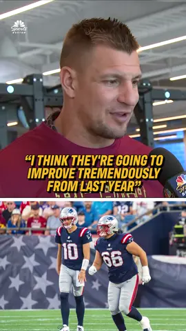 Gronk expecting big things from Drake Maye and the Patriots this season 😮‍💨