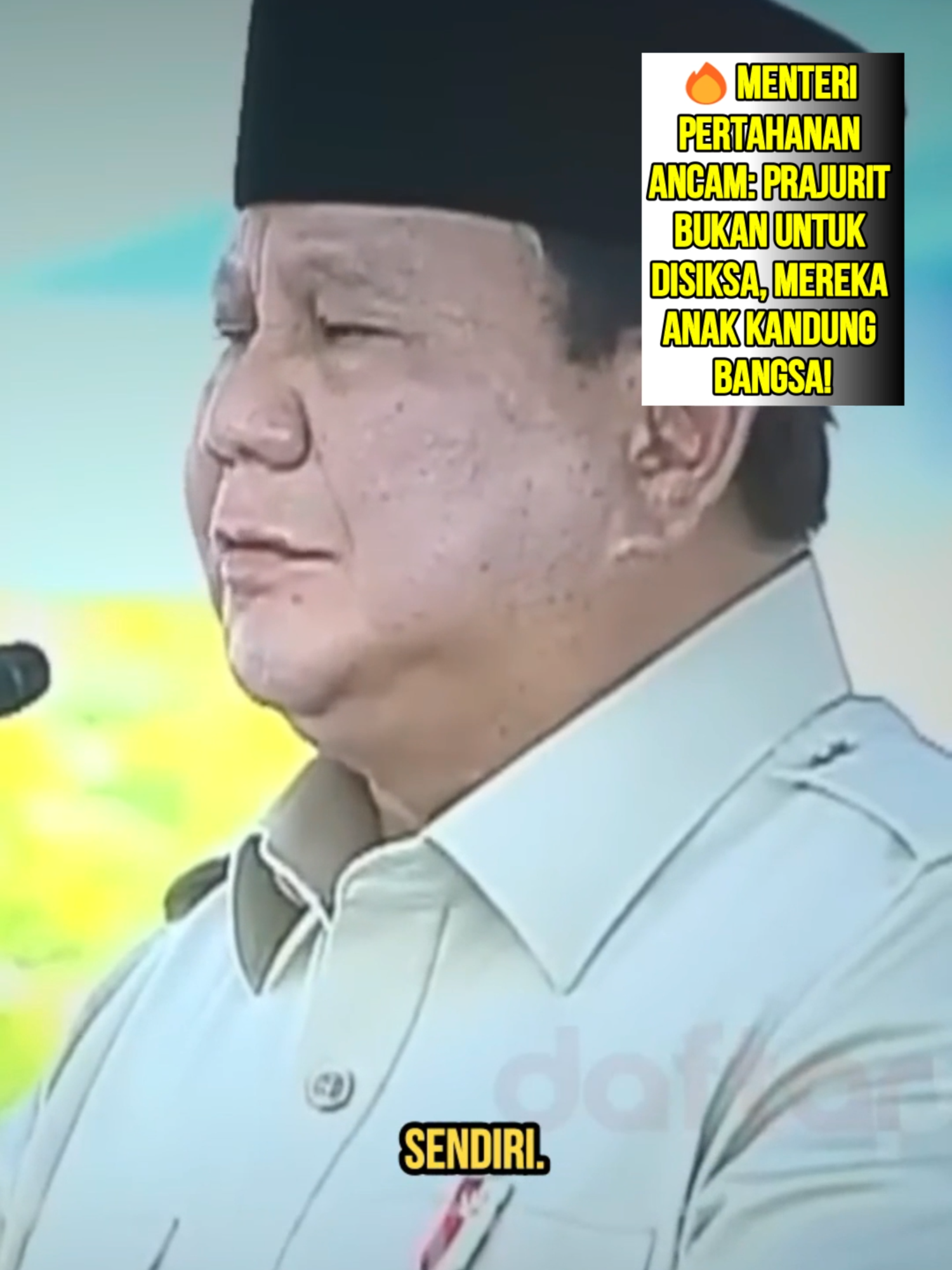 🔥 MENTERI PERTAHANAN 4NCAM: PRAJURIT BUKAN UNTUK DI5IK54, MEREKA ANAK KANDUNG BANGSA! #PrajuritMuda, #Keadilan, #StopKekerasan, #MenteriPertahanan, #Prabowo, #BreakingNews, #Indonesia, #KasusMiliter, #TragediPrajurit, #TNI