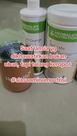 Saat lansia yg dikhawatirkan bukan uban, tapi tulang keropos  #alasanminumnutrisi 