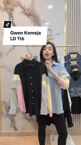 Gwen Ready Stock ya bebbb 🔥 #tiktoklive #livehighlights #atasanwanita #kemejadenim #outfitideas 
