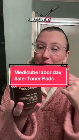 This @medicube US Store sale for labor day is so good on these toner pads! Absolutely ERASED my acne in just a fee weeks. Stock up on this sale friends. You deserve clear skin!  #facialcare #acne #acnetreatment #tiktokshoplaborday #tiktokshoplabordaysale 