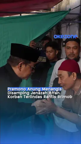 Gubernur DKI Jakarta Pramono Anung pagi ini, Jumat (29/8/2025) melayat ke rumah duka Affan Kurniawan, driver Ojol yang tewas dilindas Rantis Brimob Pramono tiba di rumah duka kawasan Jalan Blora, Menteng, Jakarta Pusat, sekiranya pukul 06.55 WIB Jenazah Affan akan dimakamkan di TPU Karet Bivak #okezone #okezonecom #demo #driverojol 