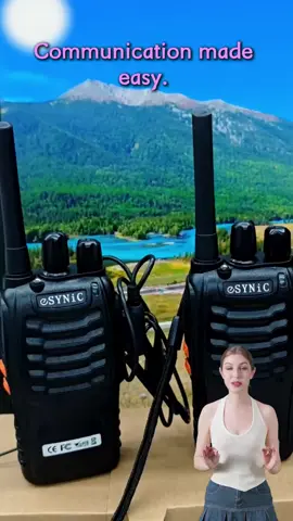 Portable 2-Way Radios with VOX & Original Earpieces – Stay Connected Anywhere #TechTok #WalkieTalkies #DailyUse #StayConnected #TikTokShopping