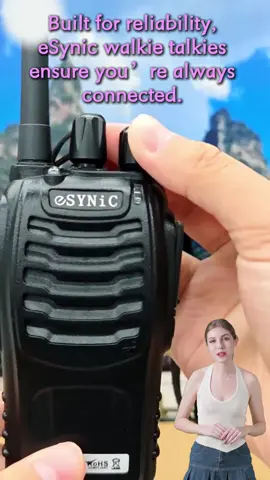 eSynic Rechargeable Walkie Talkies – 2PCS Long Range Radios for Work & Fun #OutdoorGear #Adventure #WalkieTalkie #TeamWork #GadgetTok