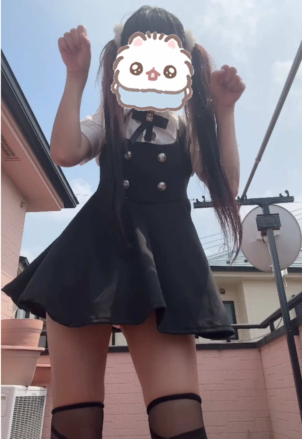 今メンタル下がりすぎてバイト休んでだけど頑張ります❤️タグが5個しかつけられにゃい！！ #ツインテール  #地雷  #雰囲気  #コーデ #オススメ