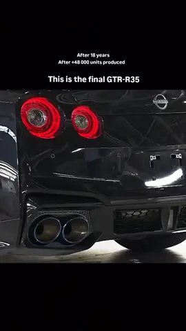 End of an era. The final R35 rolls off the line, closing a legendary chapter in Nissan’s history. The Godzilla that ruled the streets and tracks leaves behind a legacy that will never be forgotten. Farewell, R35 🏁 #fyp #nissangtr #gtr #gtrr35 #racing 
