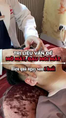 Khách hàng trị liệu Mờ mắt - Nhức mỏi mắt tại Y viên đạt hiệu quả ngay sau 1 buổi! #yvien #yhct #duongsinhdongy #bamhuyet 