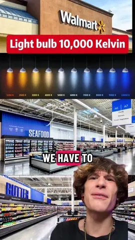 Walmart is changing their lights to 10,000 kelvin #foryou #walmart #walterconahan