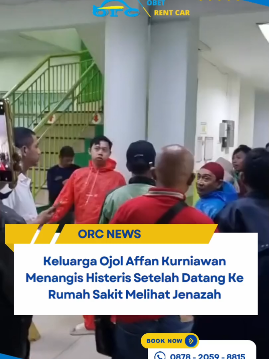 Suasana rumah sakit dipenuhi isak tangis keluarga dan kerabat Affan Kurniawan (20), driver ojek online yang meninggal dunia setelah terlindas kendaraan taktis Brimob. Orang tua dan saudara tak kuasa menahan kesedihan mendalam saat melihat kondisi almarhum, sosok muda yang dikenal pekerja keras dan menjadi tulang punggung keluarga. Histeris tangis pecah, menyisakan duka mendalam bagi keluarga besar. Publik pun menaruh perhatian besar pada kasus ini, sambil menanti janji pihak kepolisian untuk mengusutnya dengan transparan dan menegakkan keadilan. 🙏 Innalillahi wa inna ilaihi raji’un. Semoga almarhum mendapat tempat terbaik di sisi Allah SWT, dan keluarga diberikan ketabahan menghadapi cobaan ini. #BeritaDuka #AffanKurniawan #Ojol #KeadilanUntukAffan #Innalillahi