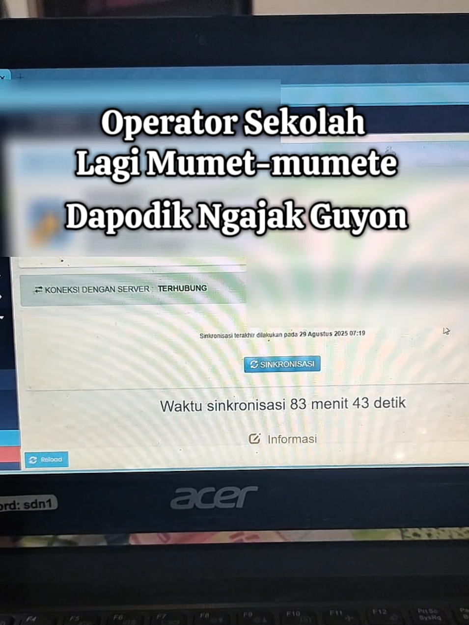 Singkron Sebelum Cut Off 31 Agustus 2025  #operatorsekolah  #singkrondapodik2026  #dapodik  #ops 