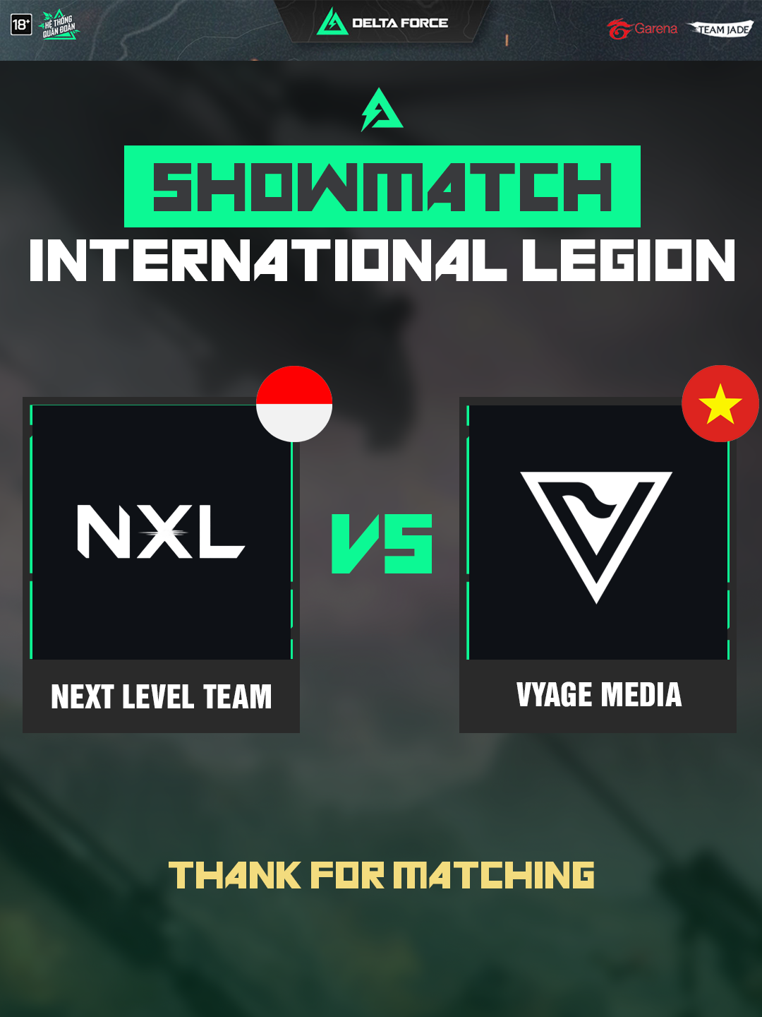 RECAP SHOWMATCH NEXT LEVEL TEAM & VYAGE MEDIA #zic #vyage #vyagemedia #deltaforce #deltaforcemobile