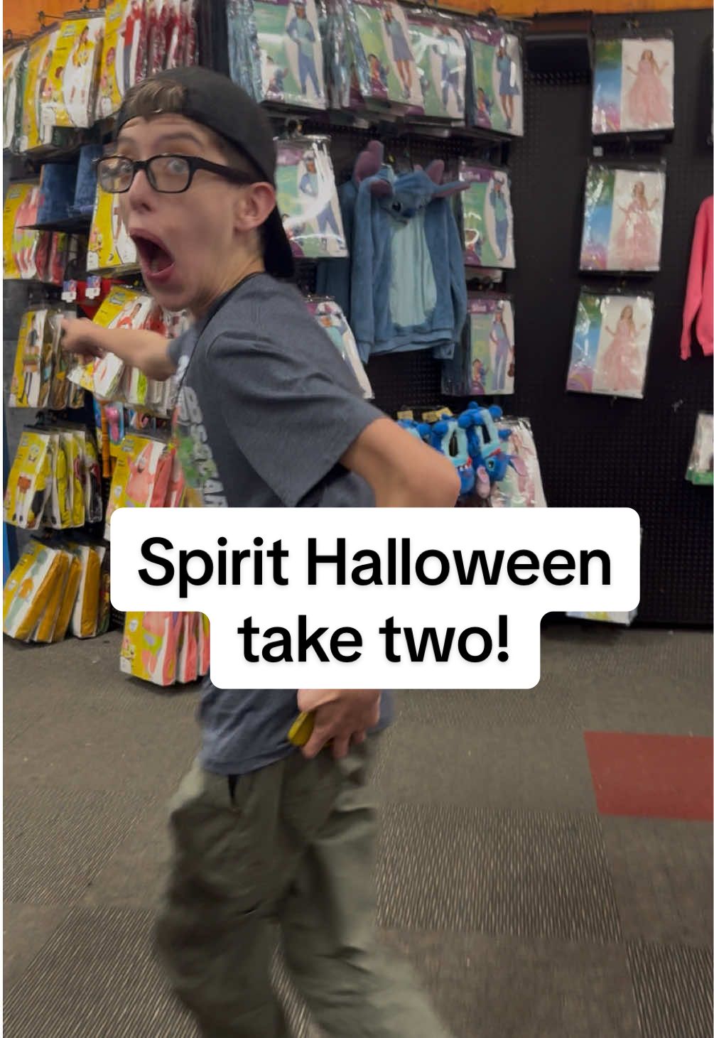 Our second trip to @Spirit Halloween to see if we can find Noah’s Halloween costume!! Come along!! @SpongeBob @Nickelodeon #autism #spongebob #spongebobsquarepants #spirithalloween #cerebralpalsy 