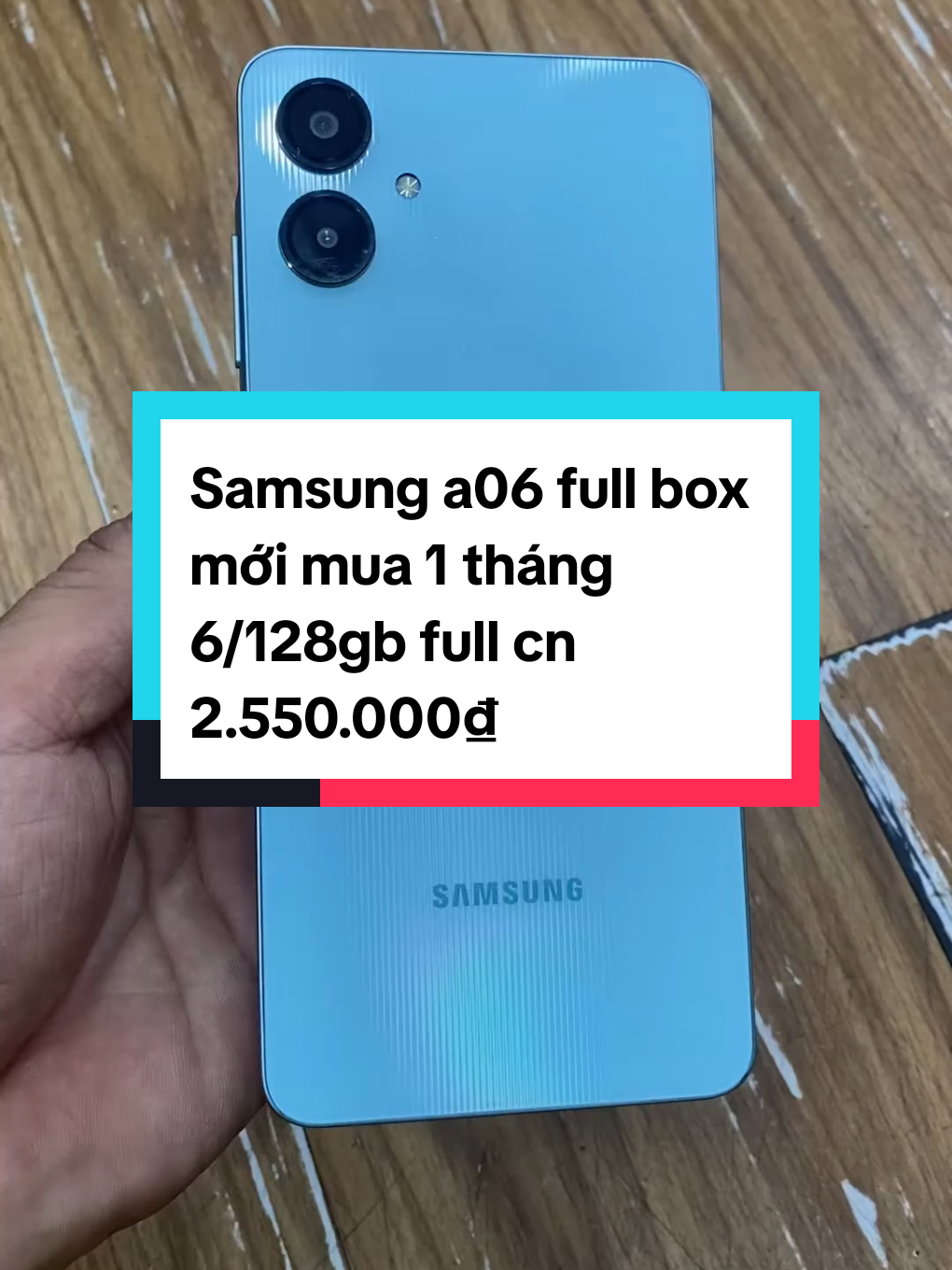 samsung a06 6/128gb full cn full box còn bảo hành #dienthoaicu #vgmobile #muabandienthoai #samsung #samsunga06 