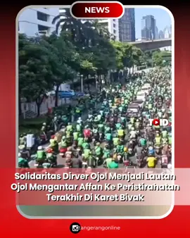 Jenazah Affan Kurniawan (21), driver ojek online yang tewas kena lindas kendaraan taktis Baracuda Polri, sudah disalatkan, dan akan dimakamkan di TPU Karet Bivak, Tanah Abang, Jakarta Pusat, Jumat (29/8).  Pantauan kumparan, sejumlah driver ojek online ikut mengantar jenazah ke pemakaman. Mereka berangkat dari rumah duka di Jalan Lasem, Menteng, Jakarta Pusat. Di Jalan Jenderal Sudirman, lautan ojol memenuhi jalan.  Sumber kumparancon #tangerangonline #affan #demodpr 