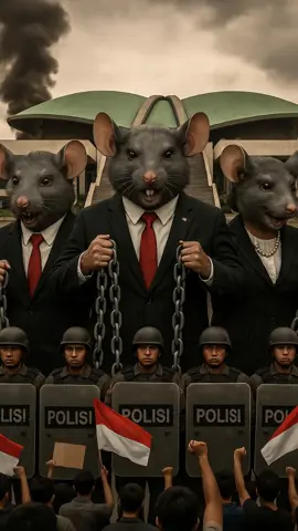 di adu domba rakyat ama polisi.. si tikus lagi nonton TV d rumah menyaksikan rakyat di adu domba kan. #tikusberdasi #koruptor #korupsi #fyp #viraltiktok 