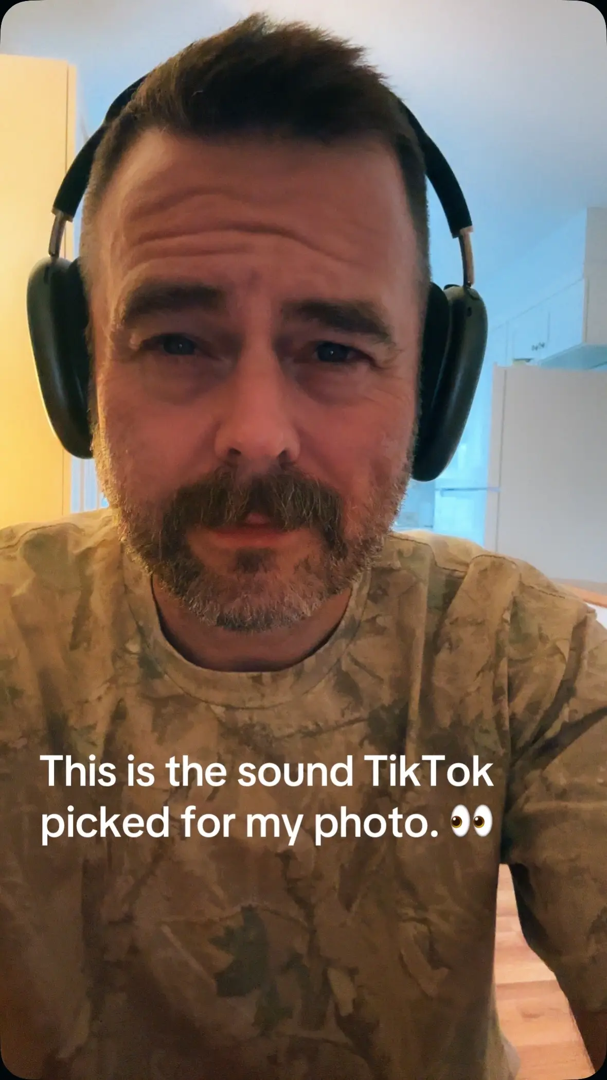 Snapped a photo and TikTok picked the sound.