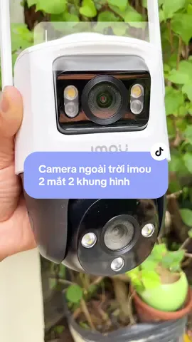 Camera ngoài trời imou 2 mắt 2 khung hình 1 mắt cố định 1 mắt xoay 360. Độ phân giải 10mp( mỗi mắt 5mp) hoặc 6mp( mỗi mắt 3mp), chống nước, phát hiện người và chuyển động, đàm thoại 2 chiều, chế độ ban đêm có màu, cảnh báo có nháy đèn và nhiều chế độ khác #camera #cameraimou #imou #camerawifi #lehoangquan20 