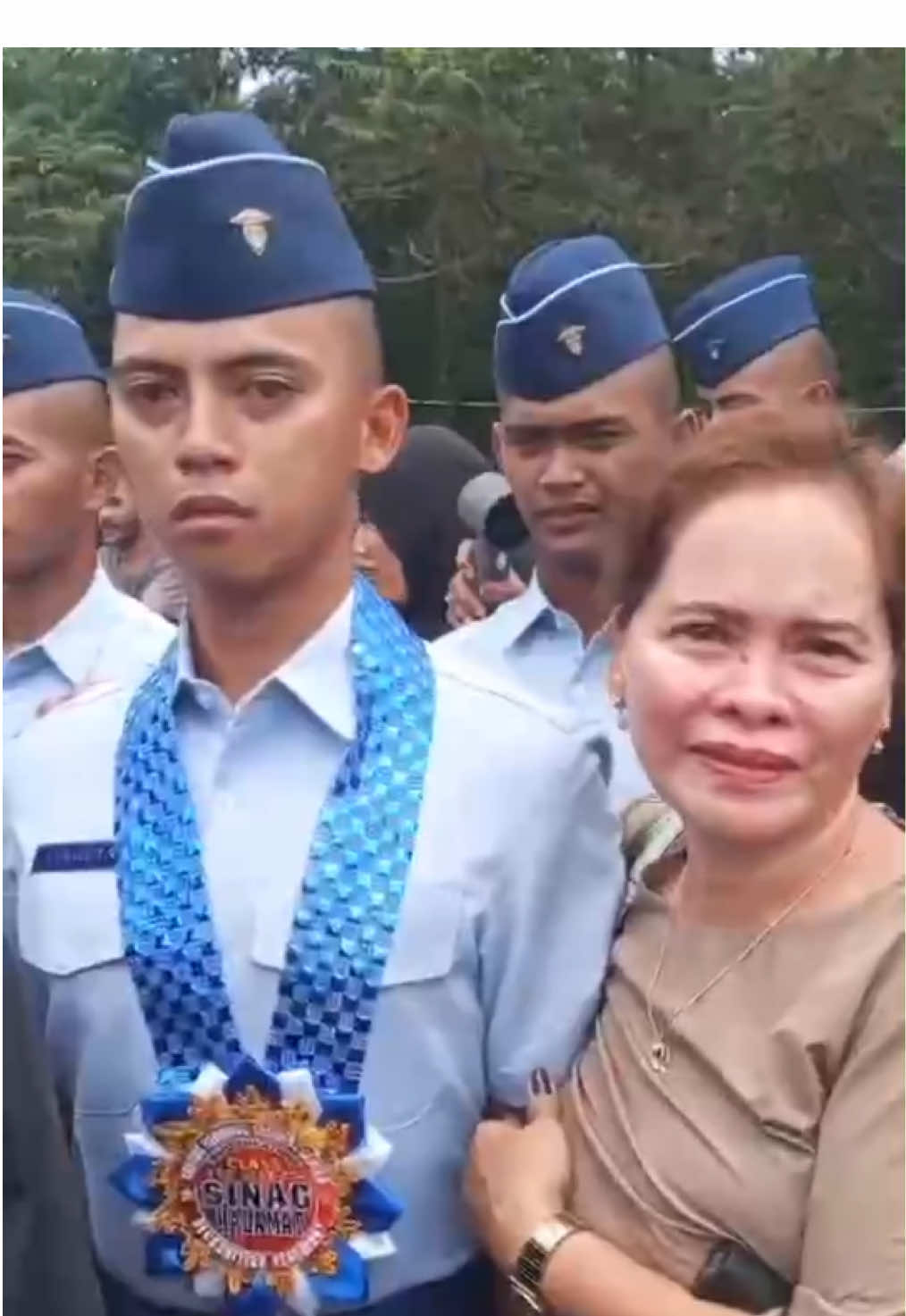 Congrats to our bunso! 🙌 Your eyes say it all—every challenge, every sacrifice. 💙⚓ Hard work and dedication paid off. So proud of you! ❤️✨👏 Recognition Ceremony of CGNOC CL 112-2025 