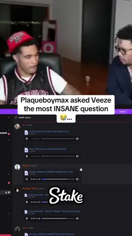Plaqueboymax asked Veeze the most INSANE question 😭… #plaqueboymax #veeze #twitch 