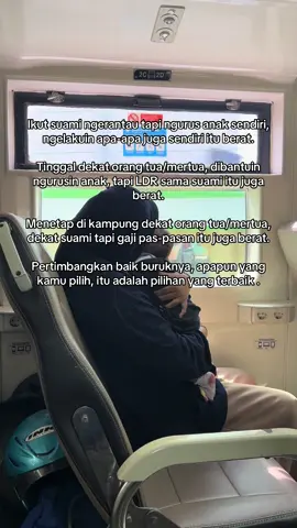 Sudah pernah merasakan semua, dan pilihanku jatuh di ikut suami di perantauan tinggal bertiga sama anak. Karna setelah menikah yang bikin NYAMAN dalam berumah tangga bagiku itu tinggal bareng suami dan anak dirumah sendiri walaupun ngontrak. Yang penting adem anyem mental terjaga dan bahagia. Masyaallah allahummabarik 🤍  #suamiistri #keluarga #motherhood #anak #fyp 