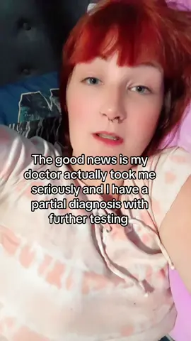 Another one to add to the list of diagnoses. Although I’ll admit this one is taking some processing. So so much of my pain is explained now and the testing for Ehlers-Danlos will hopefully provide even more answers. #connectivetissuedisorder #medicallycomplex #foryoupage #geneticdisorder #anotherone 