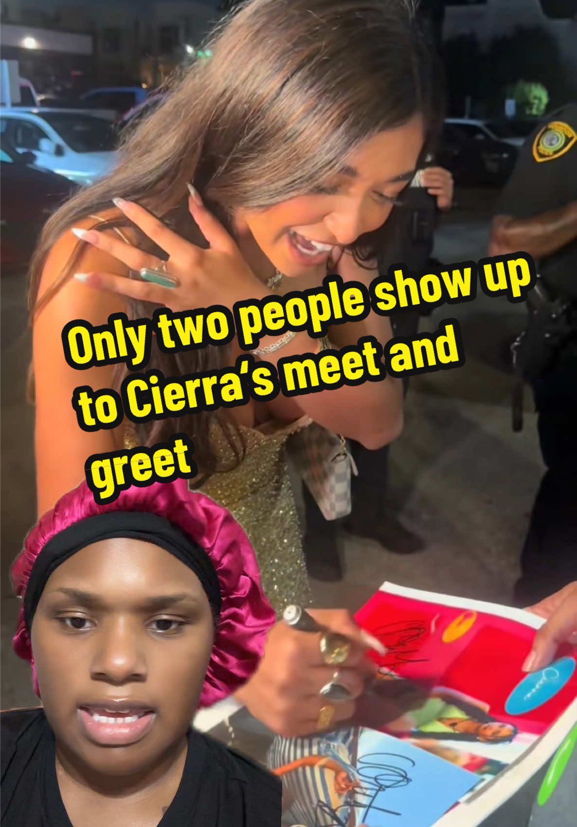 #cierraortega from season 7 of #loveislandusa had a meet and greet at the Sidebar in Houston, Texas, but only two people showed up. #realitytv #peacock 