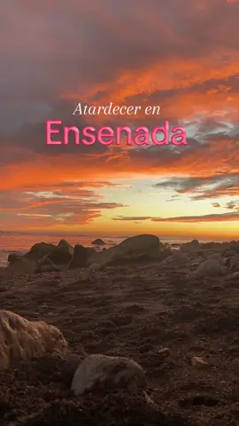 Vieron el arcoíris 🥰😍?#creatorsearchinsights #atardecer #sunset #Ensenada #playa 