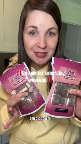 I love this freeze dried ice cream  even more now that I know the calories aren’t crazy on it!!!@fdpantry #freezedriedicecreamsandwich #freezedriedicecream #freezedriedtreats #freezedried #fdpantry 