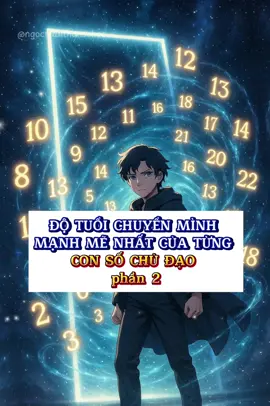 Độ tuổi chuyển mình mạnh mẽ nhất của từng con số chủ đạo phần 2 ##bian##thansohoc##ngoctran##kichhoatbosocuocdoi##viral 