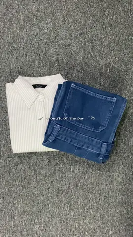 Simple outfit pakai overall jeans🫧  #OOTD #simpleoutfit #outfitideas 