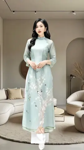 [Áo dài Phạm Hương] Áo dài liễu mai chất liệu tơ organza , áo dài truyền thống cổ trụ #aodai #aodaivietnam #aodaitruyenthong #aodaidep #xuhuong 