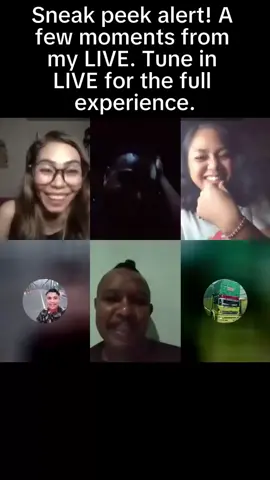 Sneak peek alert! A few moments from my LIVE. Tune in LIVE for the full experience. #tiktoklive #livehighlights