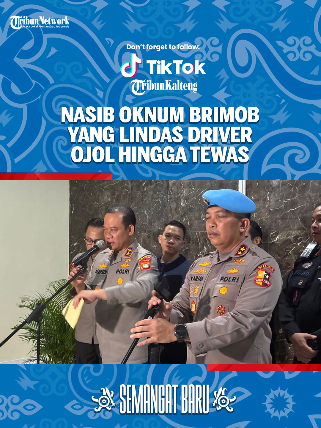 Kepolisian mengungkap ada 7 orang yang kini ditahan seusai diduga berada di mobil rantis yang melindas pengemudi ojek online di Pejompangan Jakarta Pusat pada Kamis (28/8/2025). Ketujuh polisi tersebut adalah Kompol C, Aipda M, Bripka R, Briptu D, Bripda M, Baraka Y, dan Baraka J. Mereka telah diamankan dan tengah menjalani proses pemeriksaan oleh Divisi Profesi dan Pengamanan (Propam) Mabes Polri dan Propam Mako Brimob. #fyp #oknumpolisi #brimob #demodpr #ojol #driverojol #kasusviral