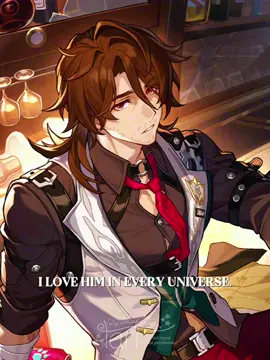 HE IS BAAACK. (Well, kind of but I take him in all universes and outfits.)  #CASSIOROLLEX #HONKAINEXUSANIMA #hoyocreators #gallagherhonkaistarrail #hna 